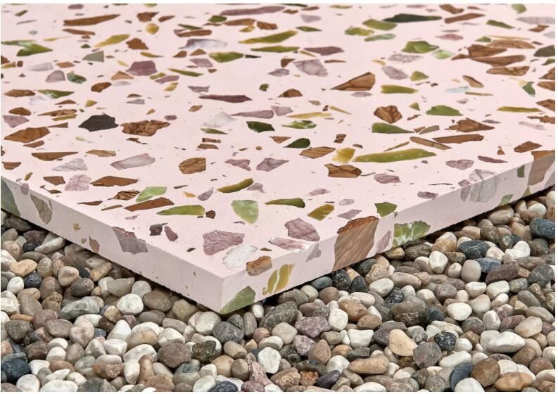 colorful terrazzo stone