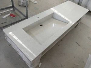 Ntshiab Quartz Countertop rau Chav Ua Noj
