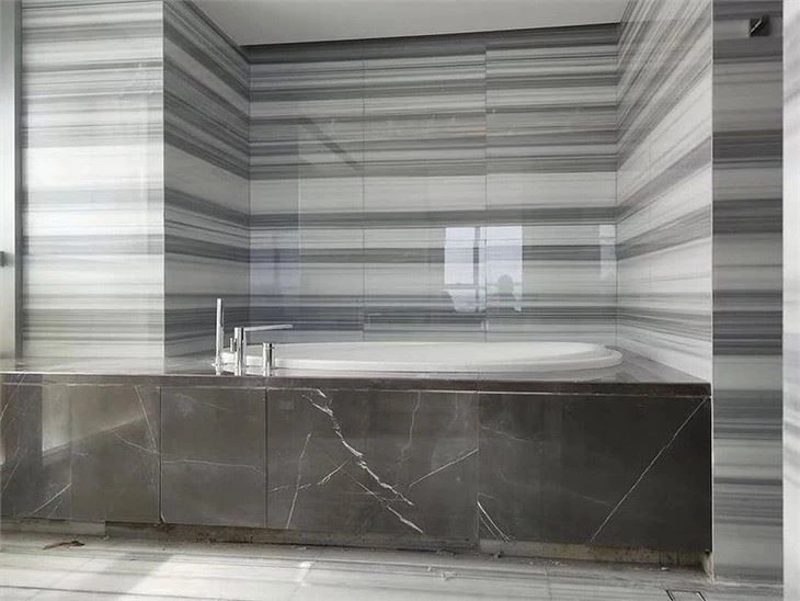 Marmara White Marble Floor