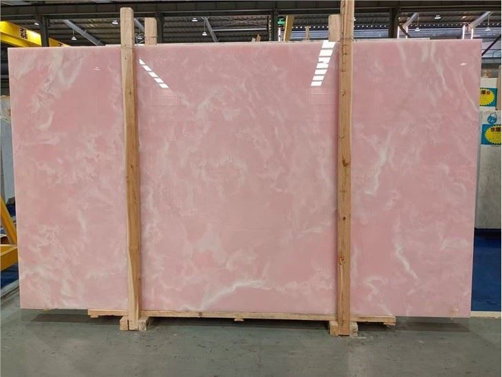 pink onyx marble tile