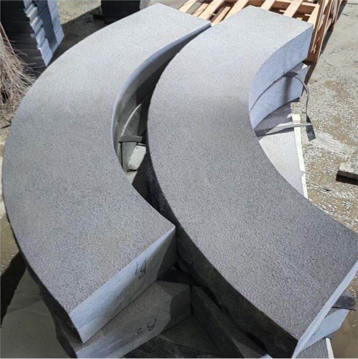 Chinese Dark Grey Granite Kerbstone