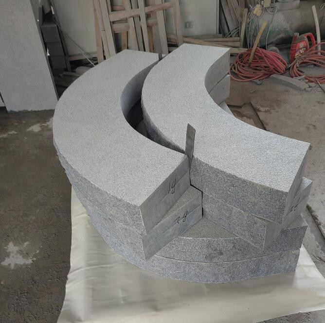 Chinese Dark Grey Granite Kerbstone