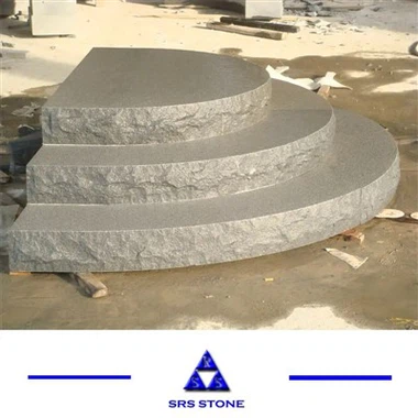 Tshuab Txiav Grey Curve Granite Kerbstone