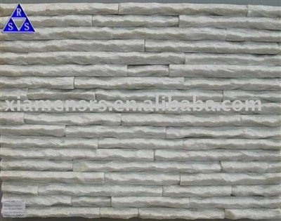 Ntshiab Dawb Quartz Quartzite Slacked Pob zeb Culture Pob zeb rau phab ntsa