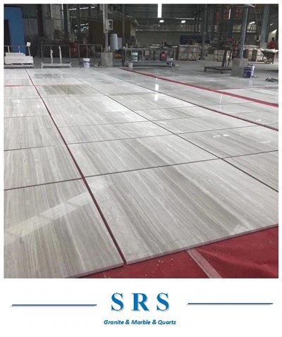 Dawb Ntoo Marble Rau Flooring Vuas